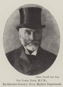 Sir James Dick, KCB, Ex-Director-General, Navy Medical Department by English Photographer