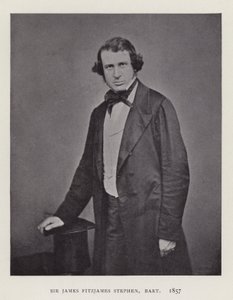 Sir James Fitzjames Stephen, Baronet, 1857 by English Photographer