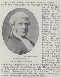 Sir James Stirling, New Lord Justice of Appeal by English Photographer