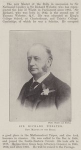 Sir Richard Webster, New Master of the Rolls by English Photographer
