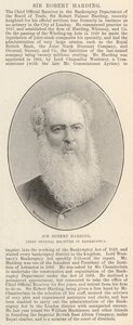 Sir Robert Harding, Chief Official Receiver in Bankruptcy