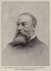 Sir Samuel White Baker, FRS, FRGS, FRSA by English Photographer