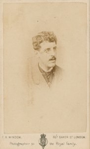 Sir Squire Bancroft by English Photographer