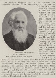 Sir W Huggins, New President of the Royal Society by English Photographer