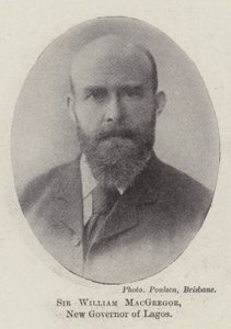 Sir William MacGregor, New Governor of Lagos by English Photographer