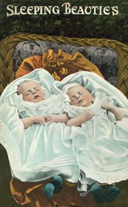 Sleeping beauties, two babies asleep by English Photographer
