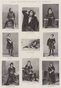 Some Women Players of Hamlet by English Photographer