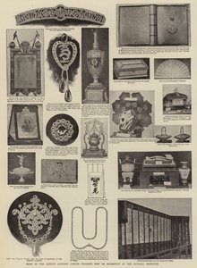 Some of the Queens Diamond Jubilee Presents now on Exhibition at the Imperial Institute by English Photographer