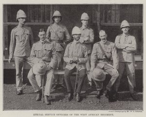 Special Service Officers of the West African Regiment by English Photographer