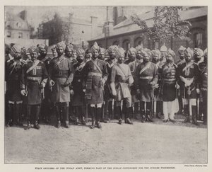 Staff Officers of the Indian Army, Forming Part of the Indian Contingent for the Jubilee Procession
