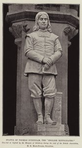 Statue of Thomas Sydenham, the English Hippocrates by English Photographer