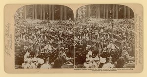 Stereographic print of Queen Victoria