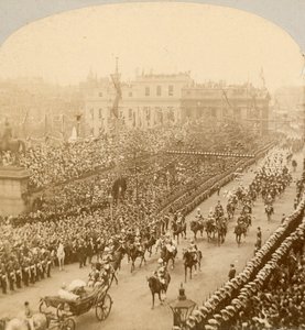 Stereographic print of Queen Victoria