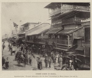 Street Scene in Osaka by English Photographer