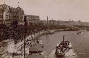 Thames Embankment from Hungerford Bridge