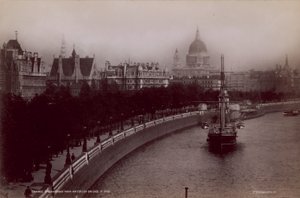Thames Embankment from Waterloo Bridge
