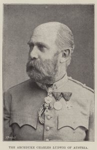 The Archduke Charles Ludwig of Austria by English Photographer