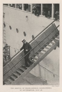 The Arrival of Major-General Baden-Powell at Southampton, 26 July