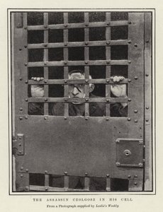 The Assassin Czolgosz in his Cell by English Photographer