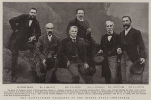 The Australasian Delegates to the Ottawa Trade Conference by English Photographer