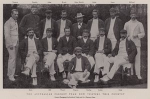 The Australian Cricket Team now visiting this Country by English Photographer