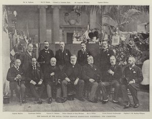 The Bazaar at the Royal United Service Institution, Whitehall, the Committee by English Photographer