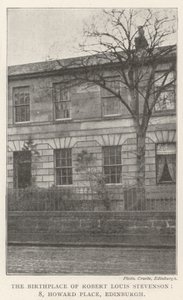 The Birthplace of Robert Louis Stevenson, 8, Howard Place, Edinburgh