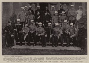 The Bisley Meeting, the Canadian Team who won the Colonial Prize in the Kolapore Match by English Photographer