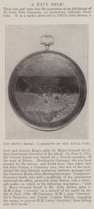 The Breton Medal, a Memento of Our Naval Wars by English Photographer