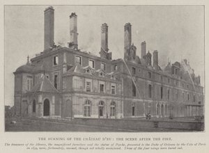 The Burning of the Chateau d