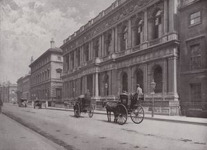 The Carlton and Reform Clubs, Pall Mall by English Photographer