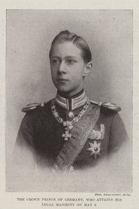 The Crown Prince of Germany, who attains his Legal Majority on 6 May by English Photographer
