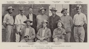 The Defence of Buluwayo, the Headquarters Staff by English Photographer