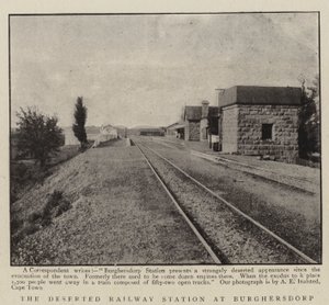 The Deserted Railway Station at Burghersdorp