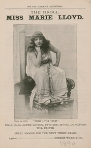 The Droll Miss Marie Lloyd by English Photographer
