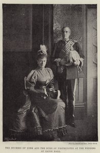 The Duchess of York and the Duke of Westminster at the Wedding at Eaton Hall
