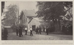 The Duel between the Marquis de Dion, the Famous Motorist, and M. Gerault-Richard, the Socialist, at Neuilly on 4 November