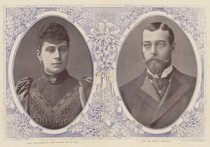 The Duke and Duchess of York by English Photographer