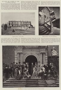 The Duke and Duchess of York at Temple Newsam by English Photographer