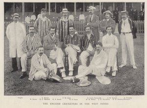 The English Cricketers in the West Indies, 1895 by English Photographer