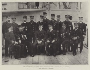 Expedition against the Sierra Leone Insurgents, Officers of HMS Fox by English Photographer