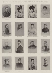 The Fire at a Charity Bazaar in Paris, Portraits of Some of the Victims by English Photographer