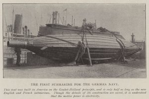 The First Submarine for the German Navy