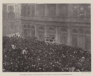 The General Election, the declaration of the result of the poll at Newcastle-on-Tyne