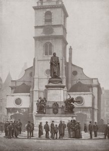 The Gladstone Memorial in the Strand by English Photographer