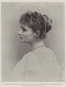 The Grand Duchess Alexandra Feodorovna (Princess Alix of Hesse), the Affianced Bride of the Emperor Nicholas II by English Photographer