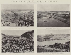 The Great Nile Dam at Assouan by English Photographer