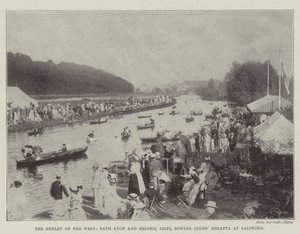 The Henley of the West, Bath Avon and Bristol Ariel Rowing Clubs Regatta at Saltford by English Photographer