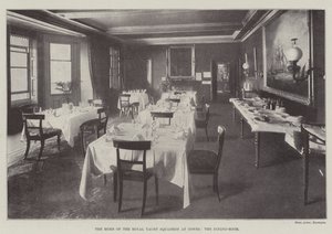 The Home of the Royal Yacht Squadron at Cowes, the Dining-Room by English Photographer