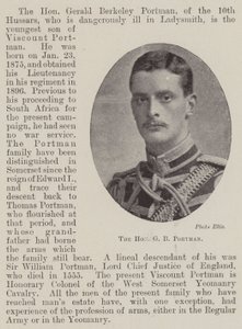 The Honourable G. B. Portman by English Photographer